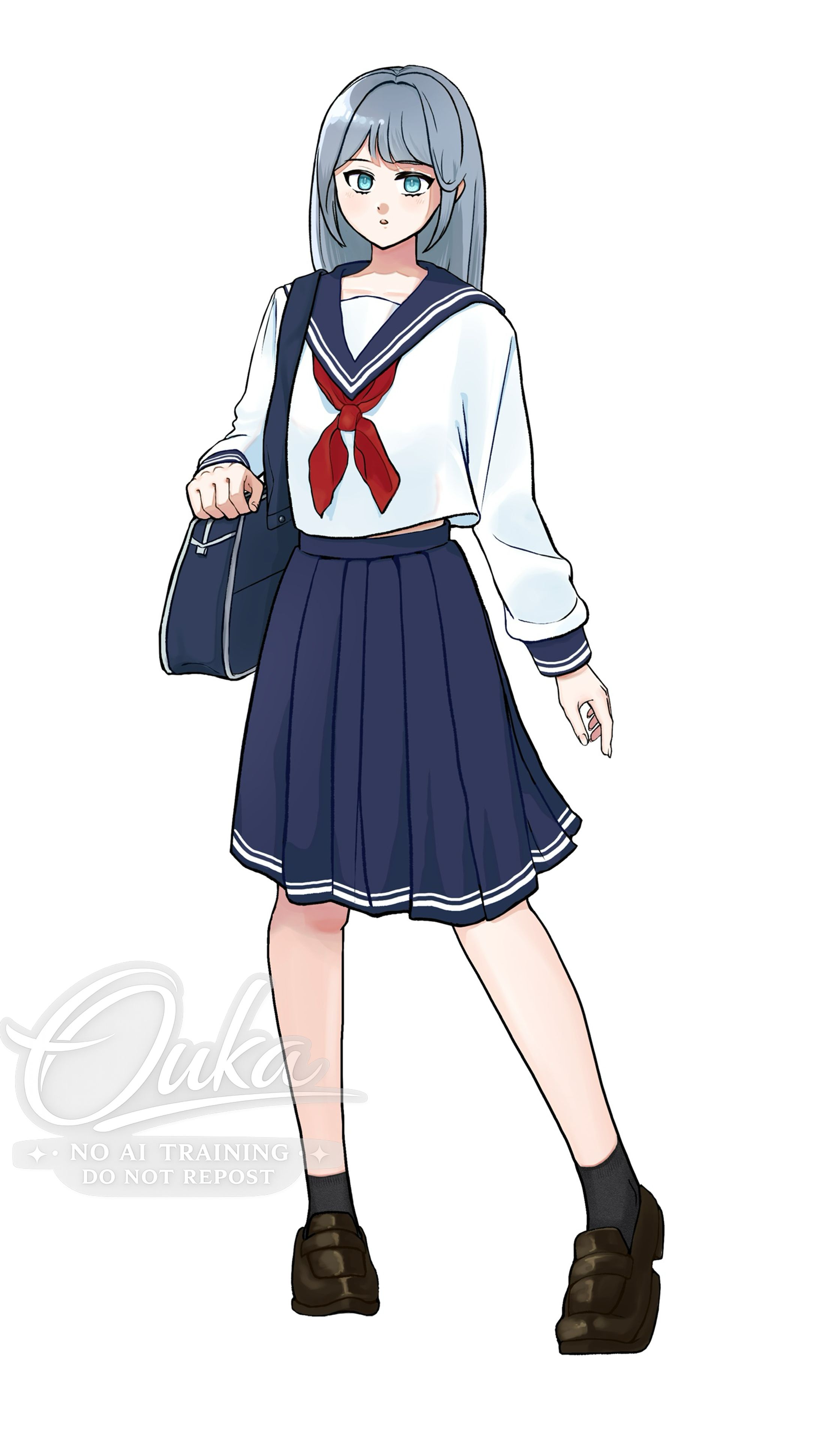女子高校生立ち絵-1