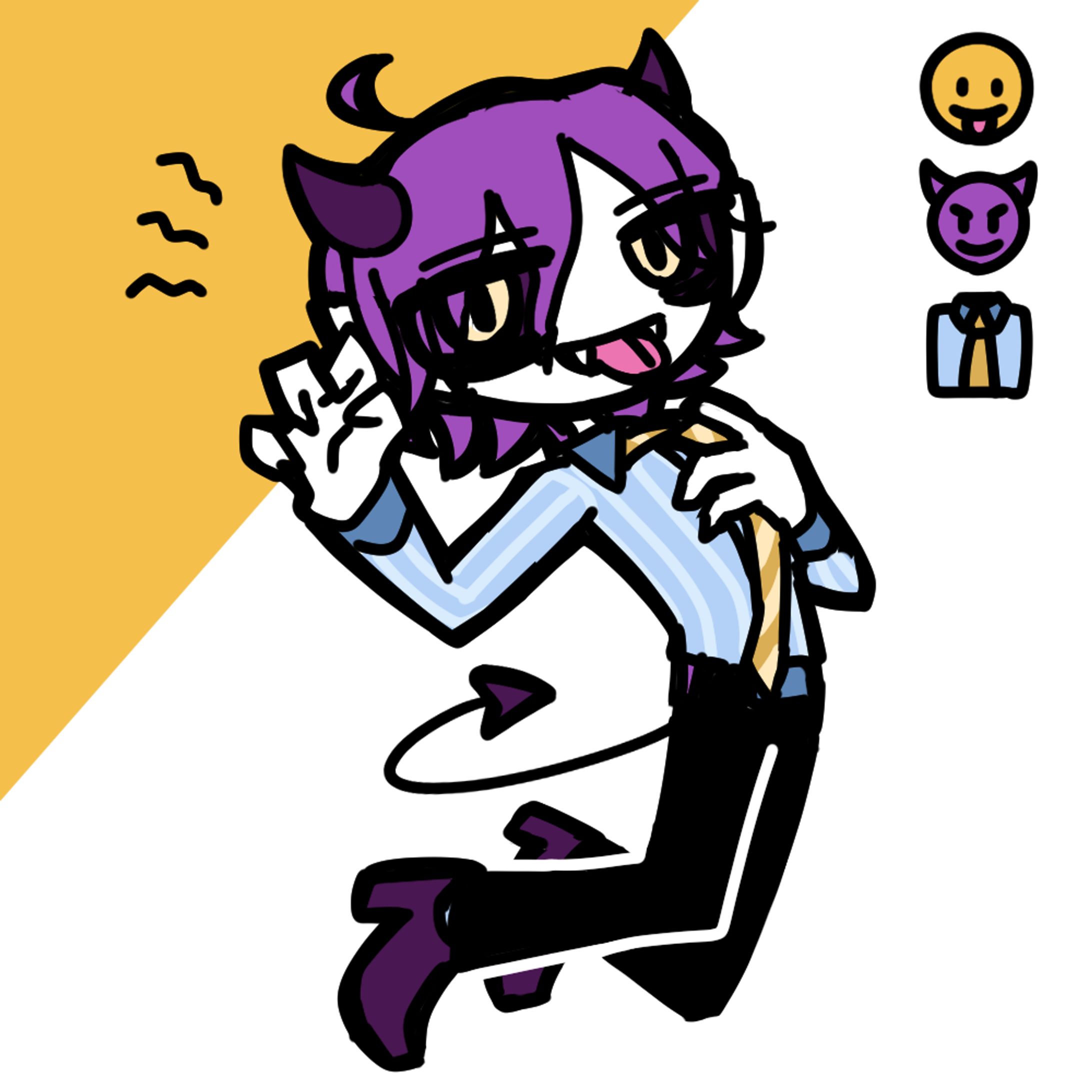 3つの絵文字でキャラデザ④～⑥-1