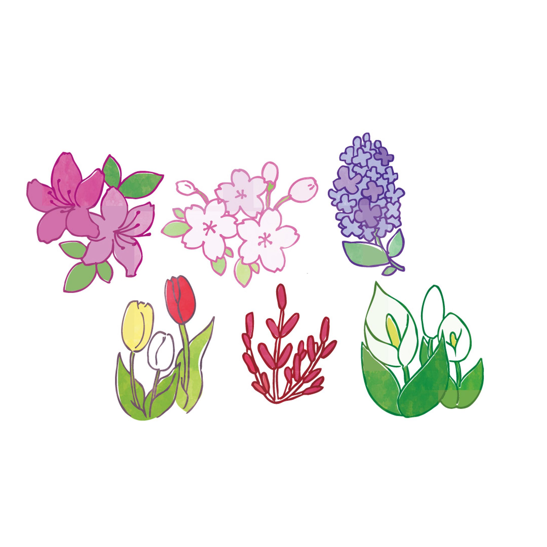 花のイラスト-1