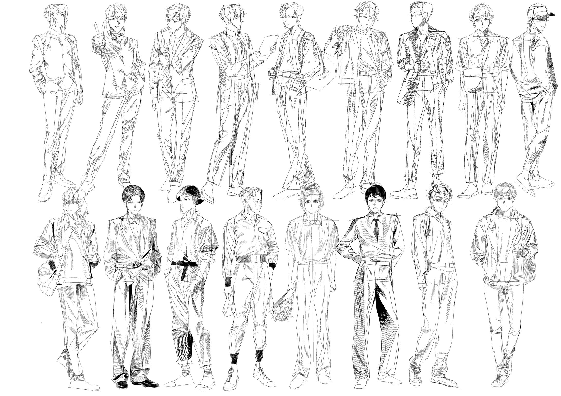 ドローイング　スケッチ-1