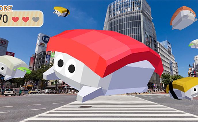 お寿司のキャラクター・3Dモデリング