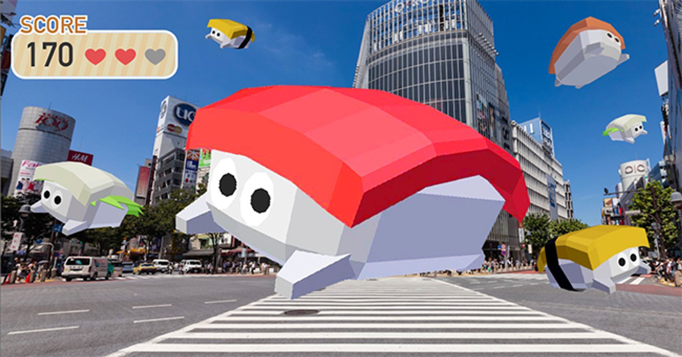 お寿司のキャラクター・3Dモデリング-1