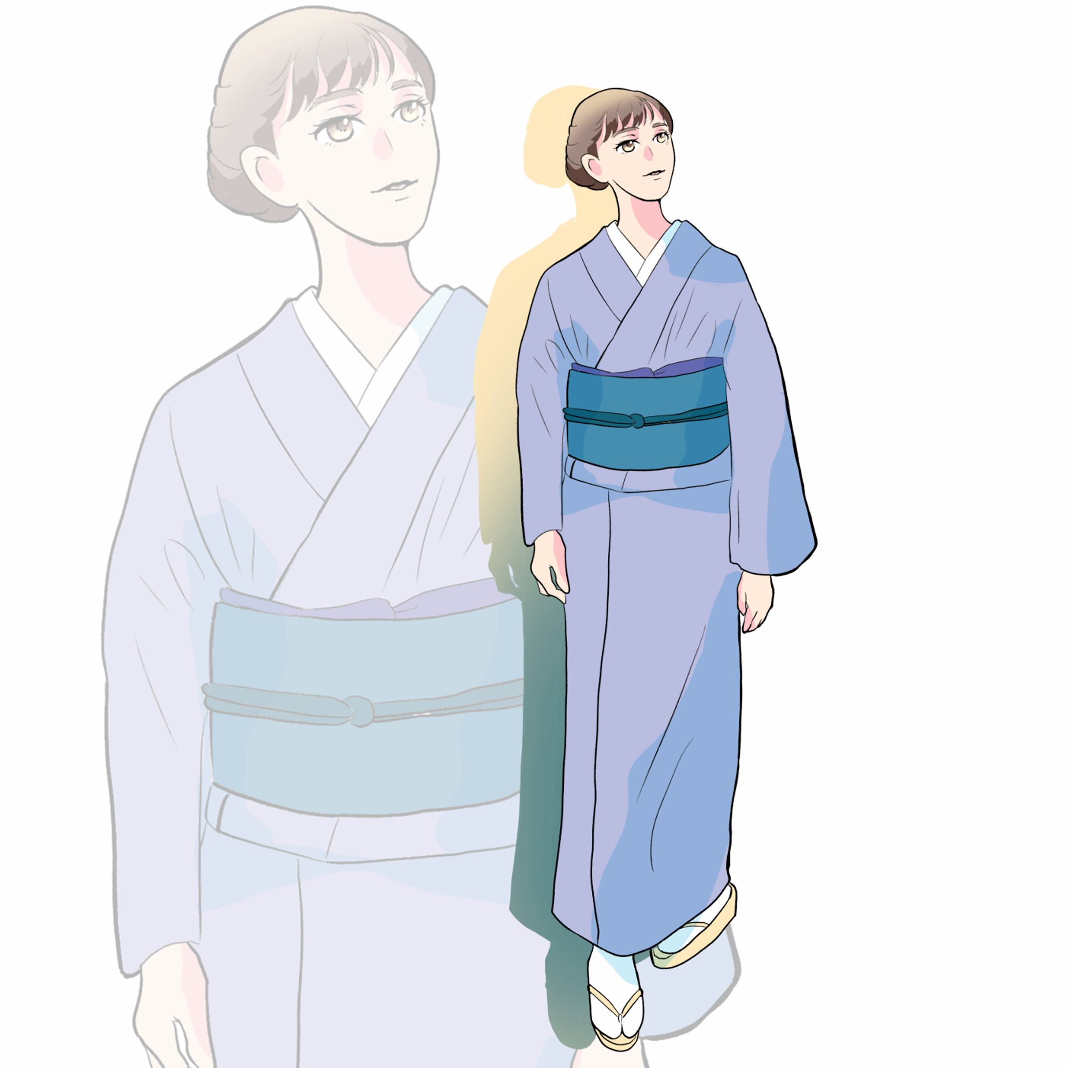 着物イラスト-1