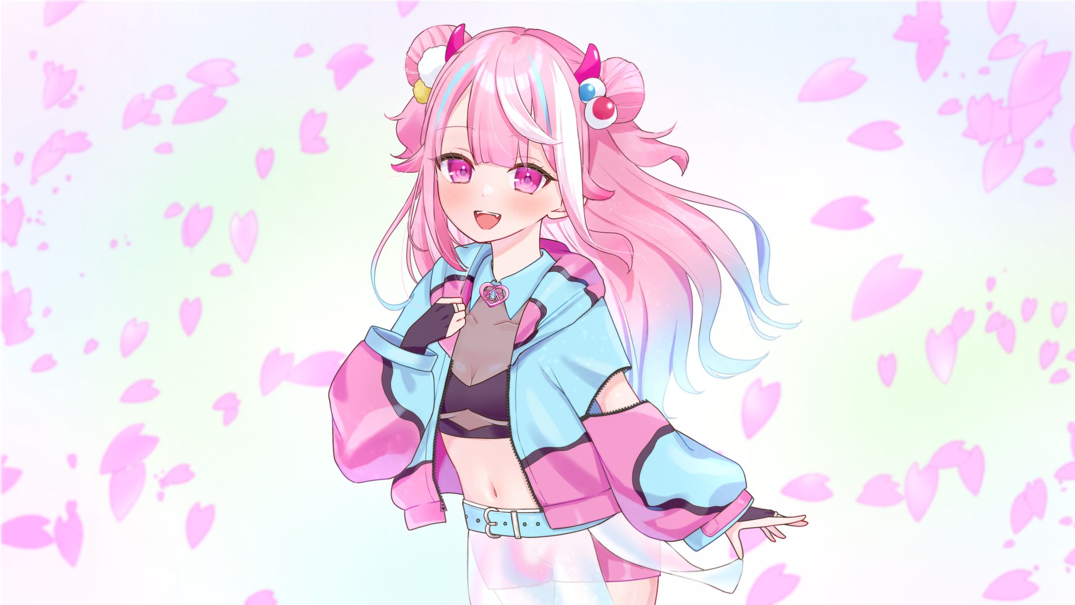 【works】魔桜エナ様 MV用一枚絵-1