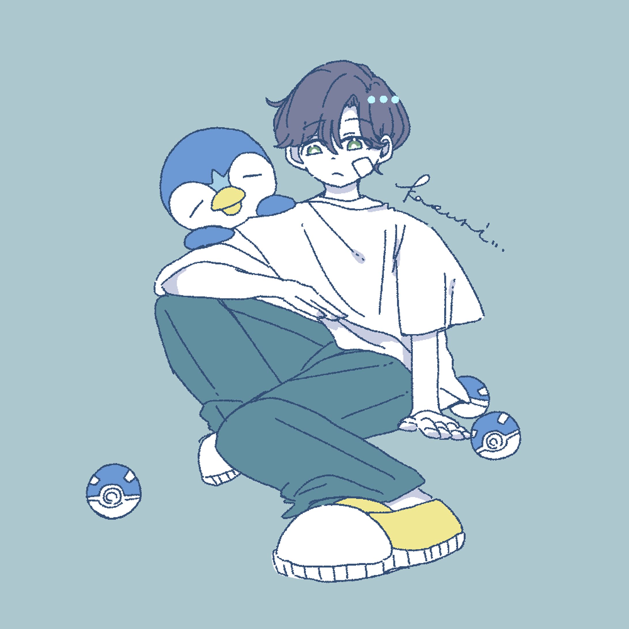 【FA】絣くんとポッチャマ-1