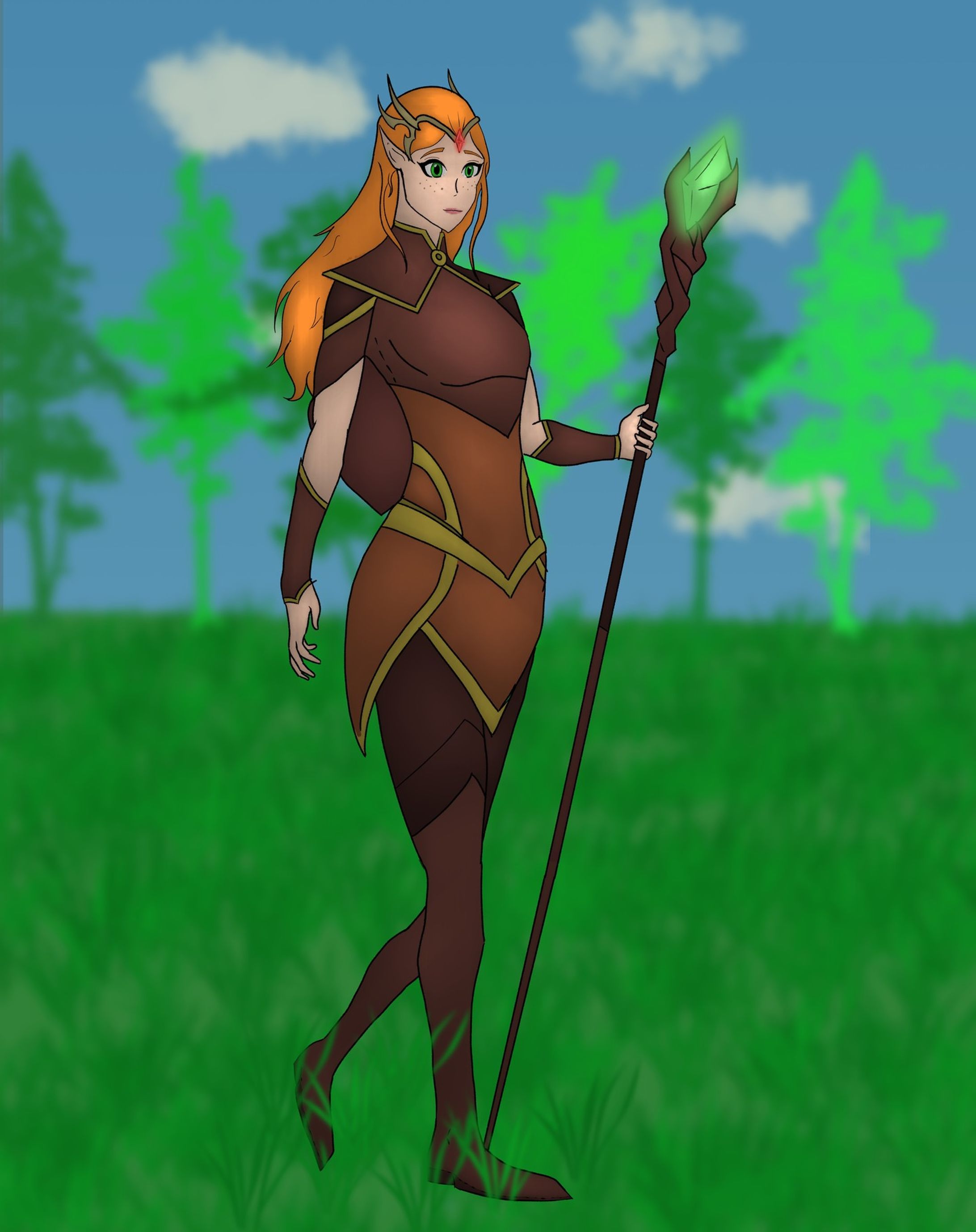 [Fanart] Keyleth from "The Legend of Vox Machina"-1
