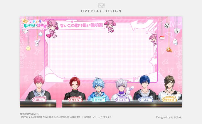 いれいす│オーバーレイ│【リアルタイム参加型】きみと作る いれいす取り扱い説明書！