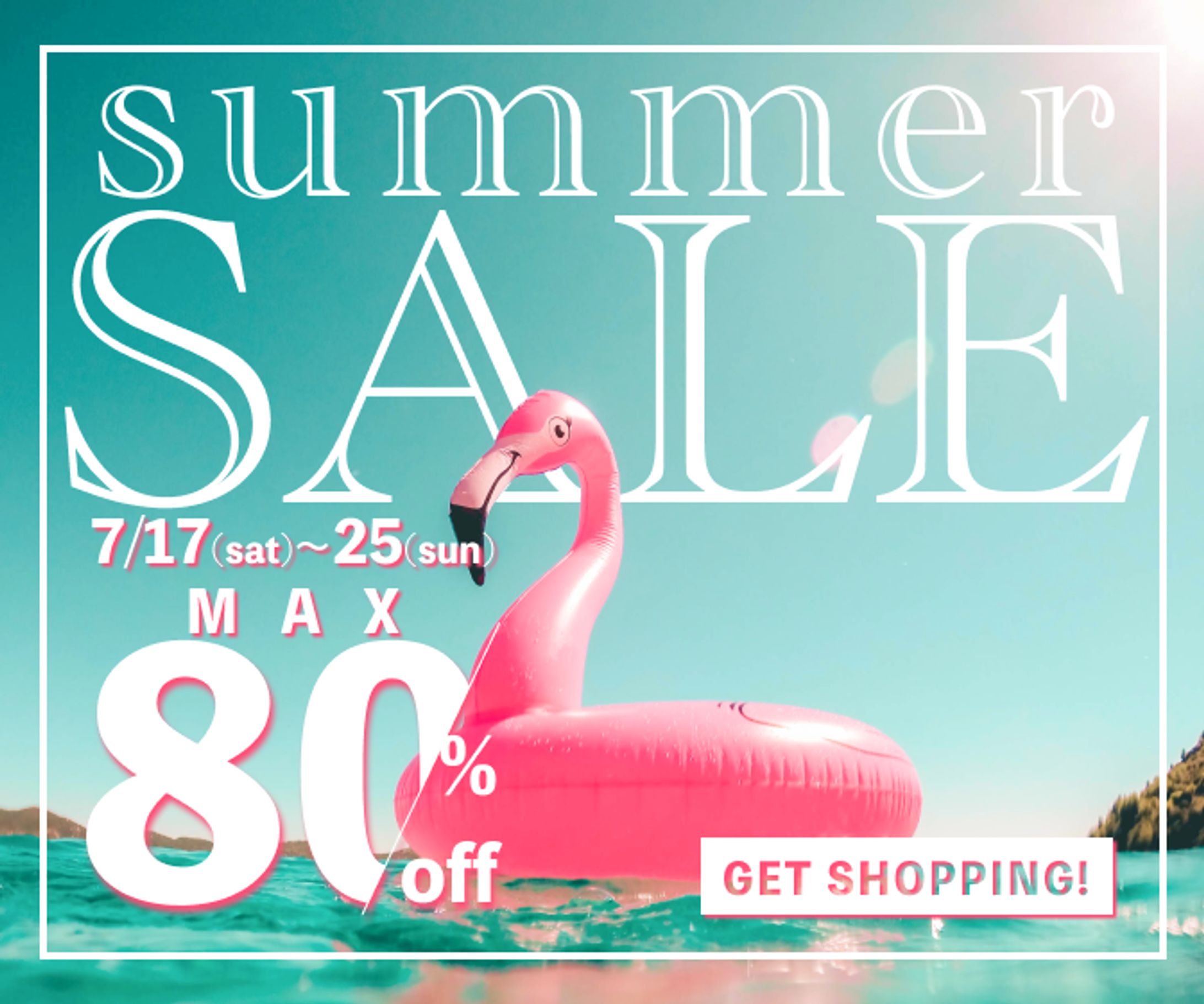 Fashion Sale banner Flamingo-1