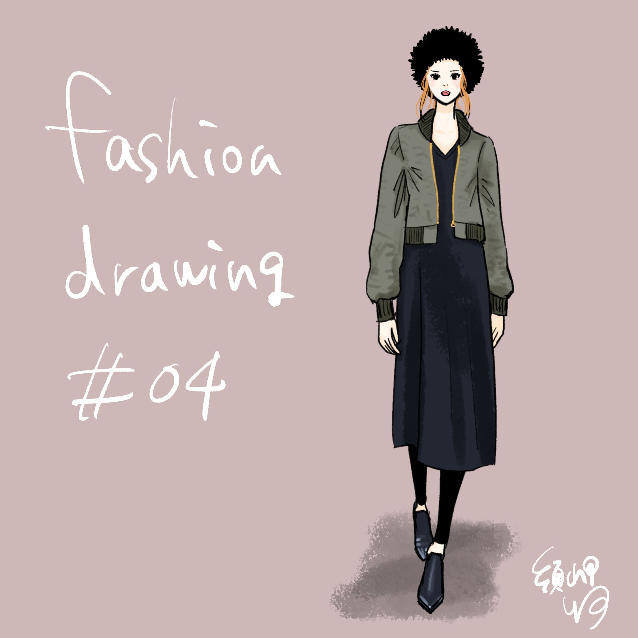 fashion  drawing #04-1