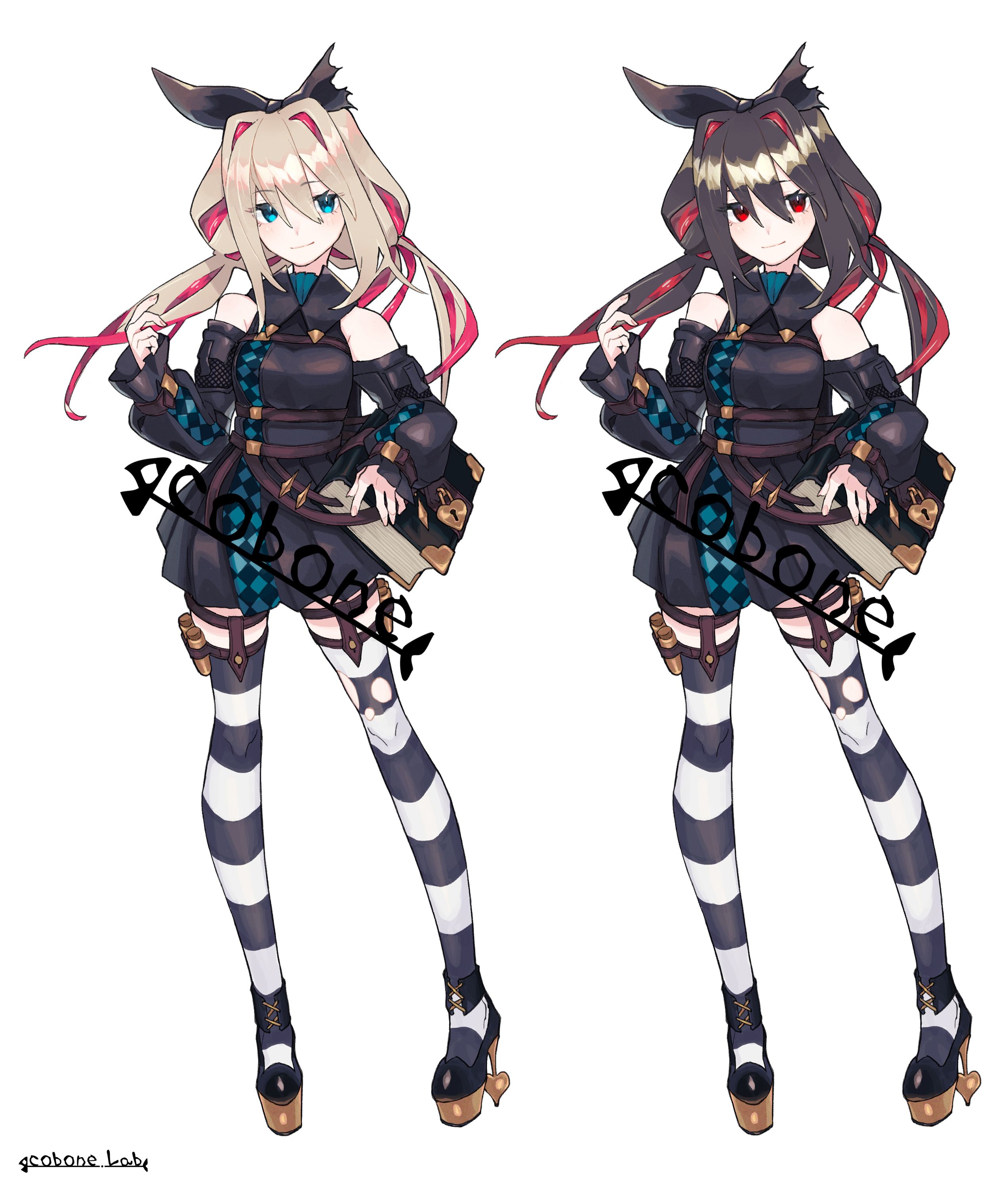 キャラクターデザイン・現代アリス風