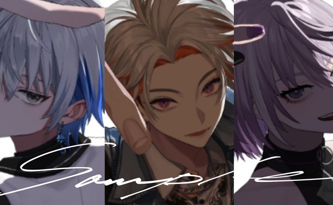 綾見ユラ様、氷乃渚様、紫ヶ内ムゲイ様  Beyond the way / Giga (cover) 