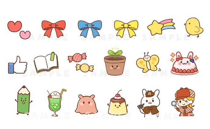 過去制作 小物イラスト