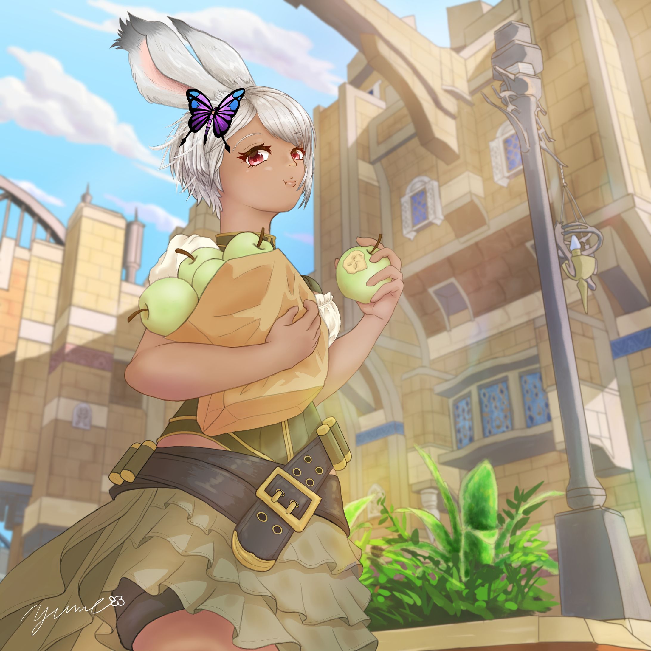 【FF14】自キャライラスト-1