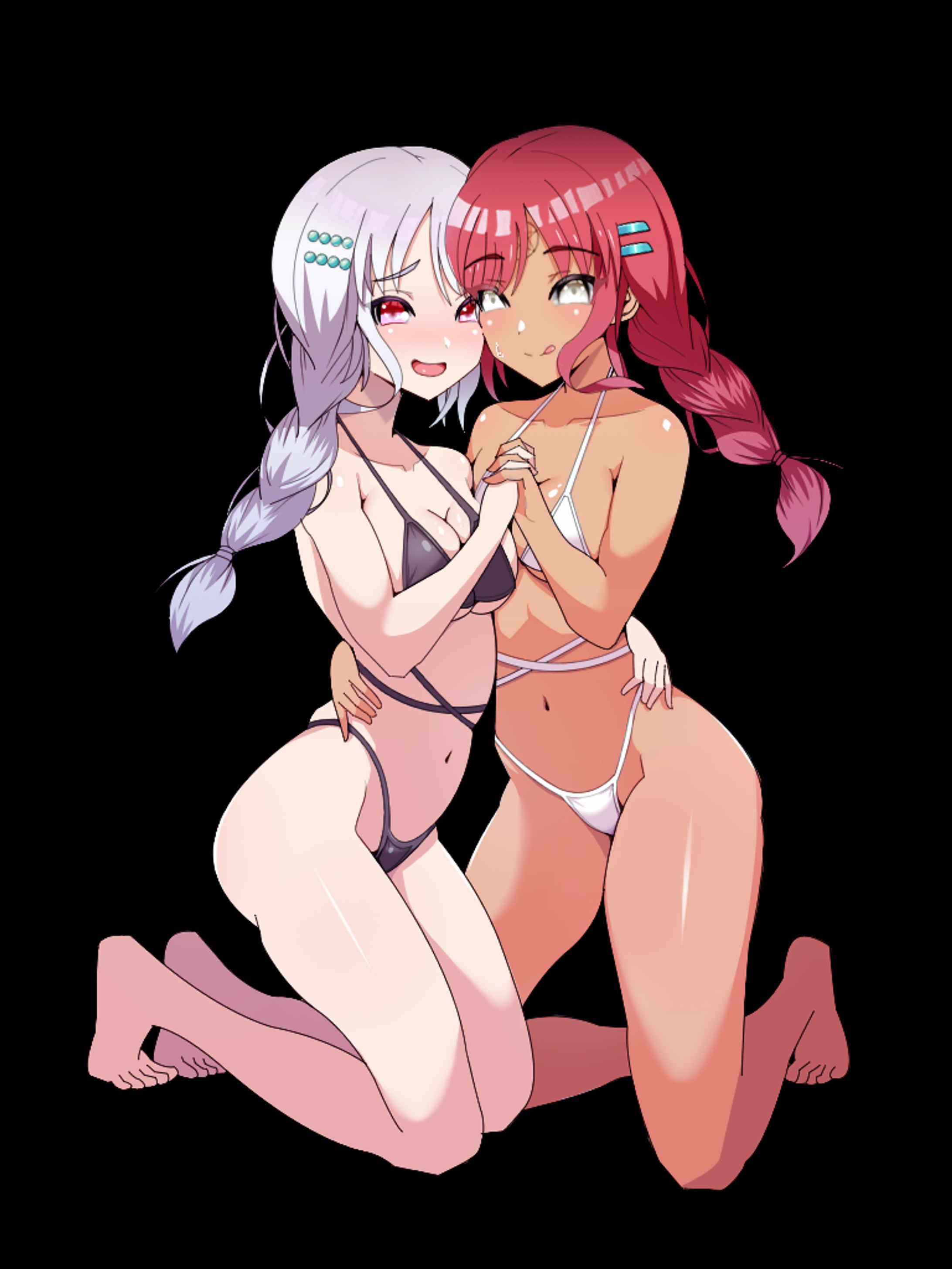 百合な女の子-1