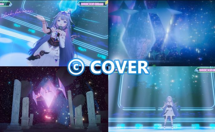 古石ビジューさんの【3D LIVE】LOG IN: GAME START #ROCKINBiboo