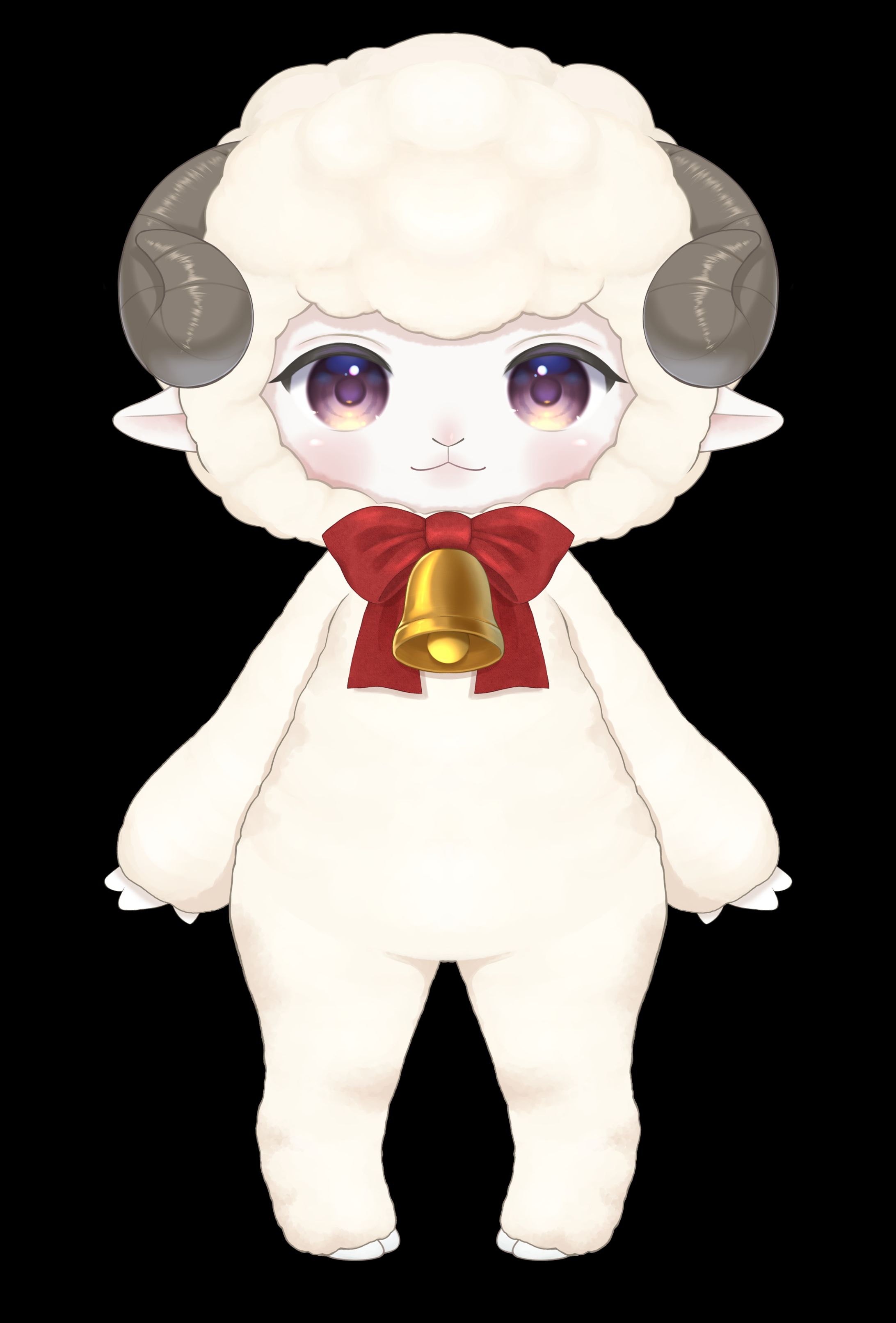 メリノlive2d用イラスト-1