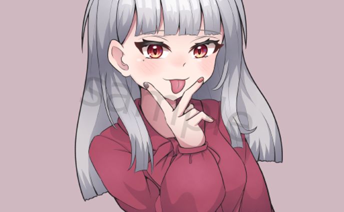  珠莉々子 様　ライブ告知用フライヤーイラスト 