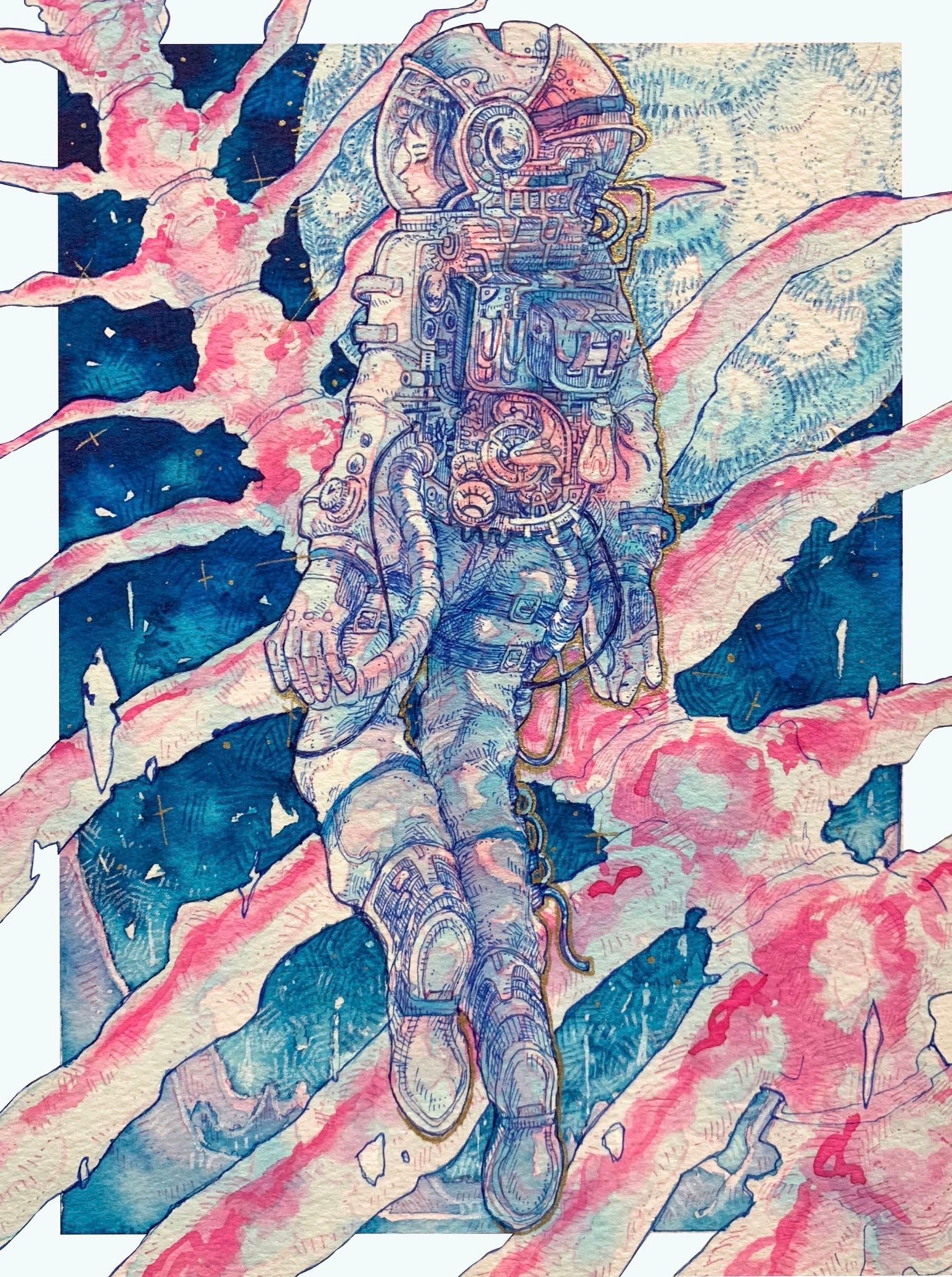 【イラスト】宇宙標本-1