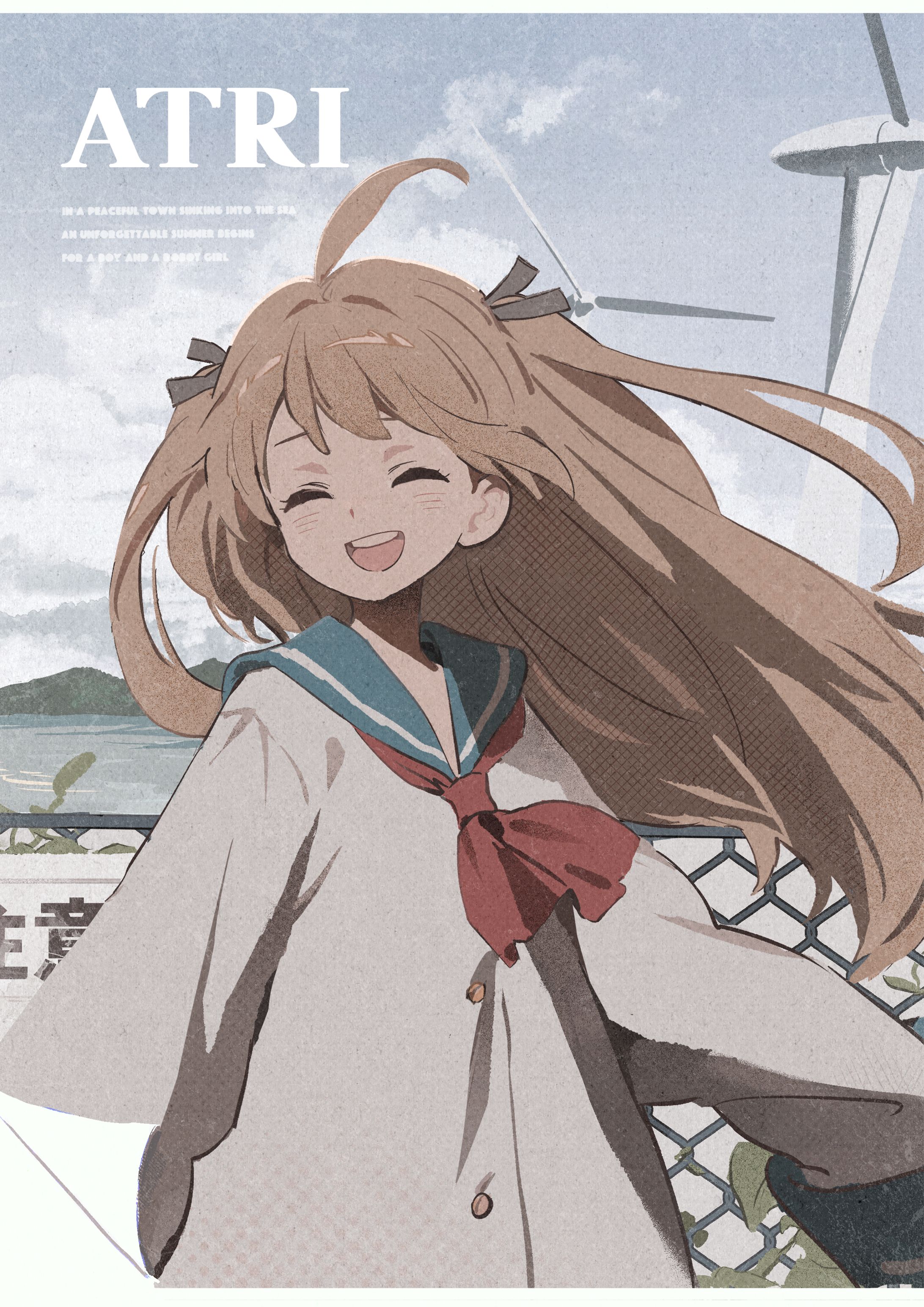 アニメ『ATRI -My Dear Moments-』応援イラスト-1