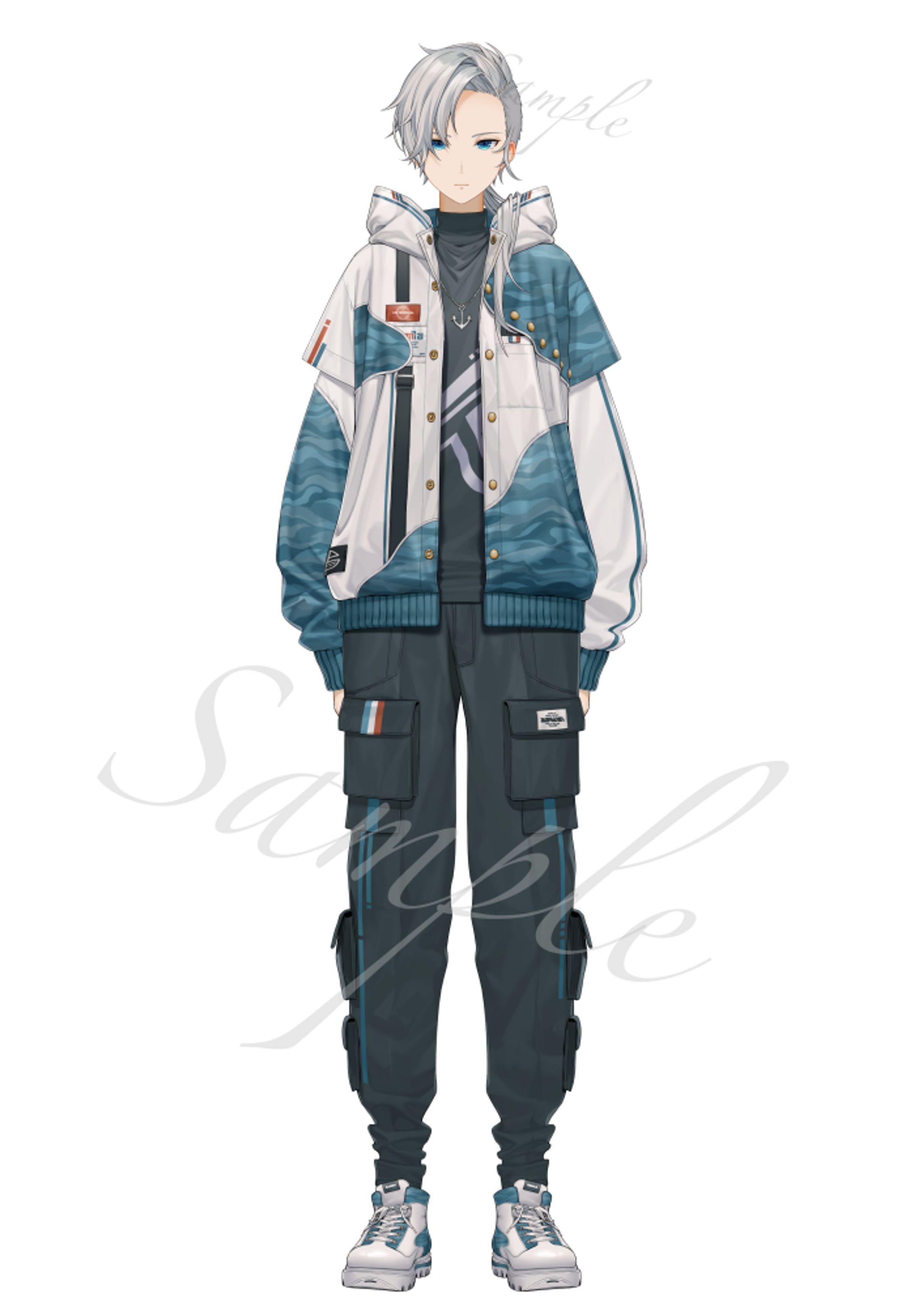 Vtuber「海国」様衣装差分-1