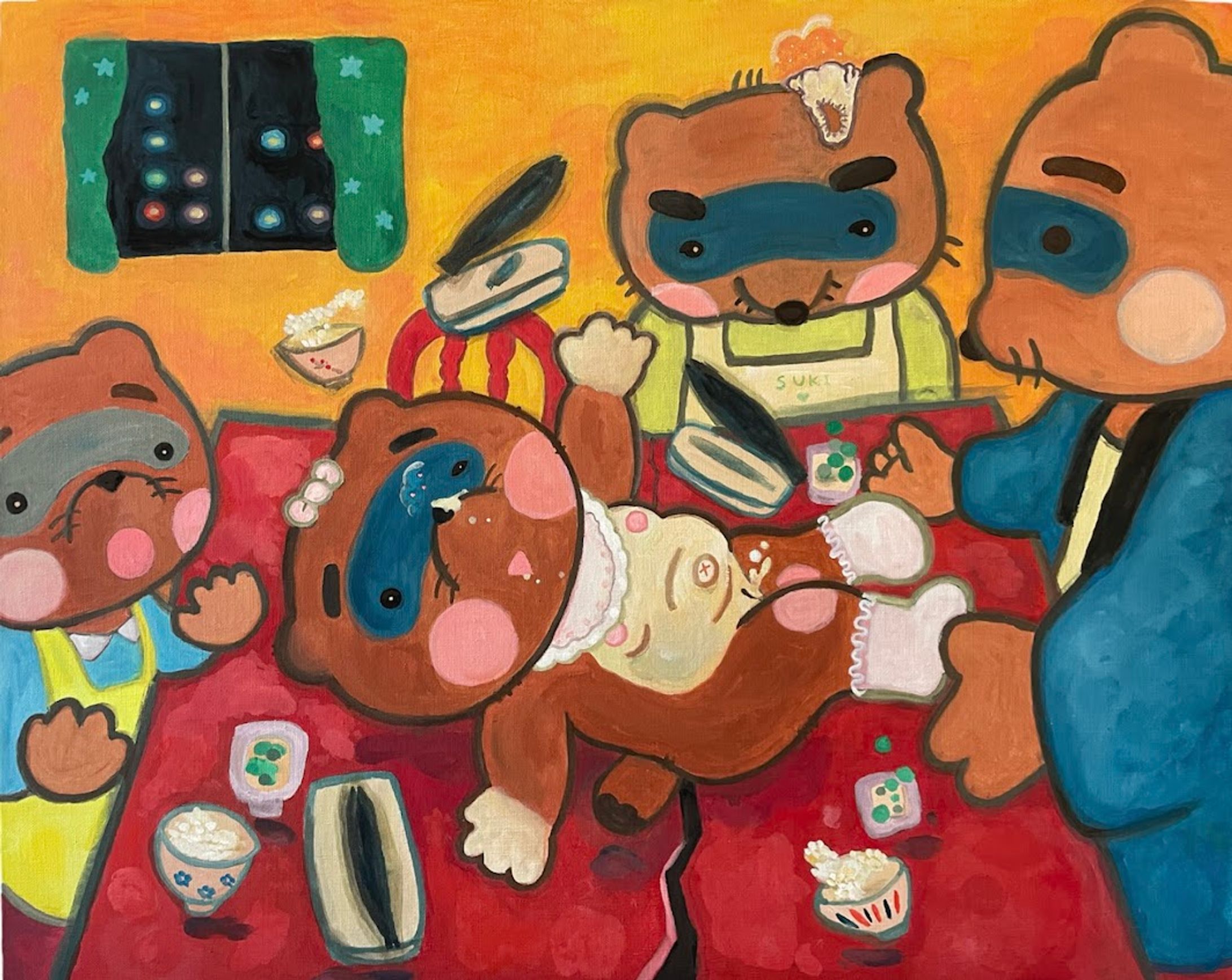 ポン林さんちの夕食-1