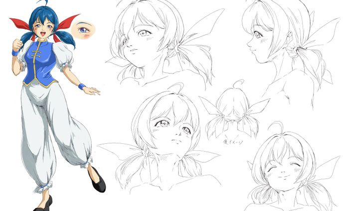 餓狼伝説　双葉ほたる　（表情）