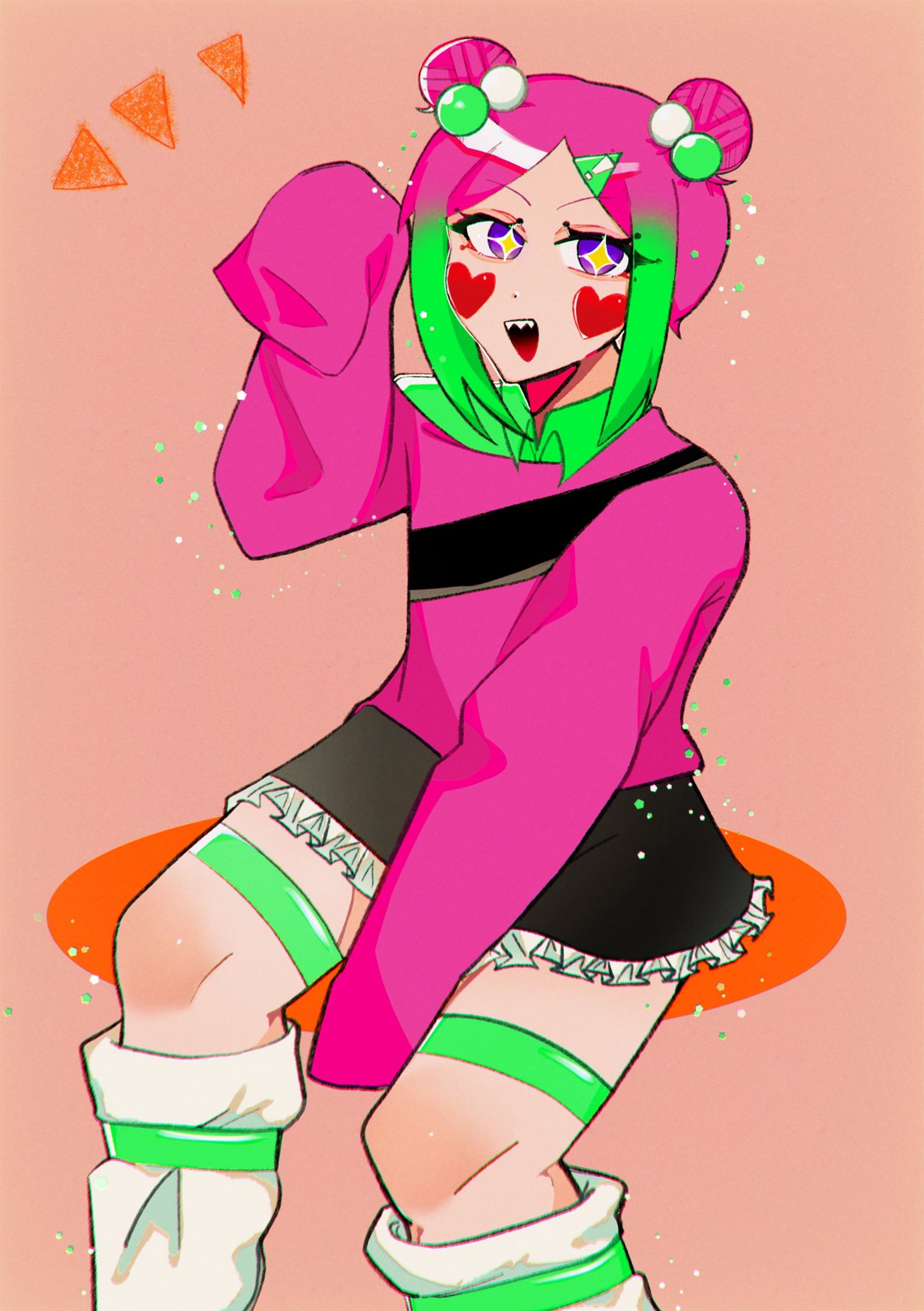 女の子 一枚絵×2-1