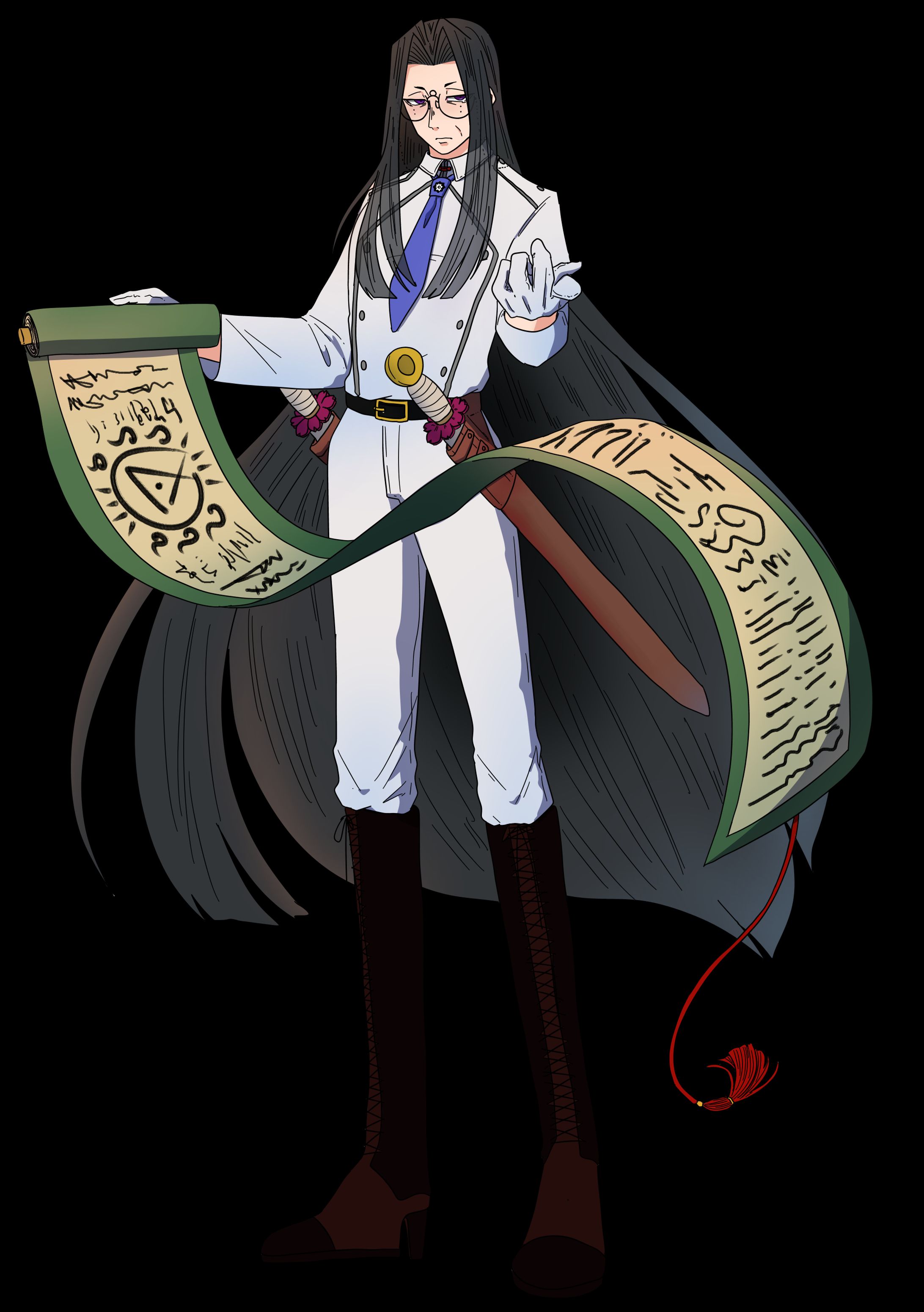 TRPG 全身立ち絵 男性-1