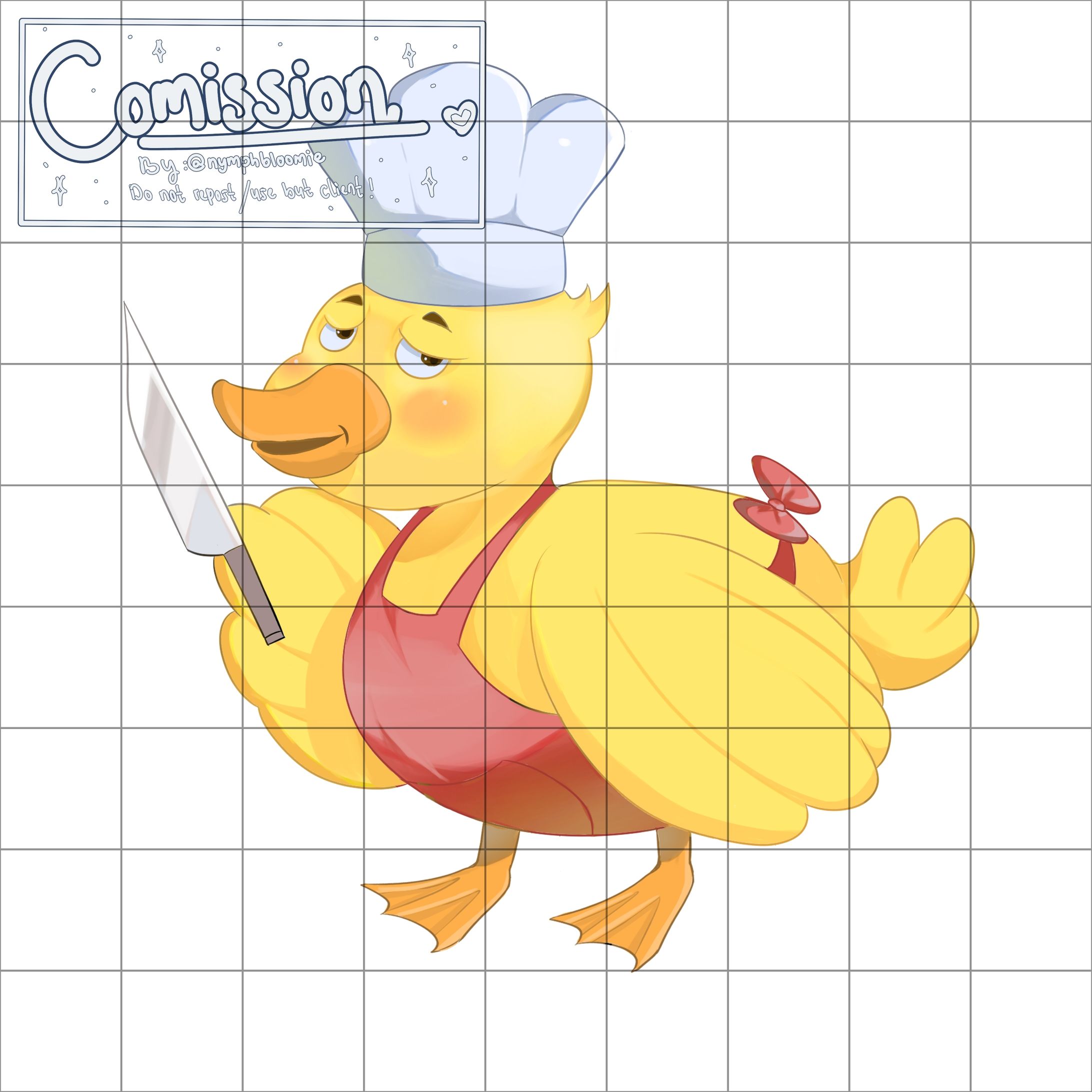Comission 2 (Duck mascot)-1