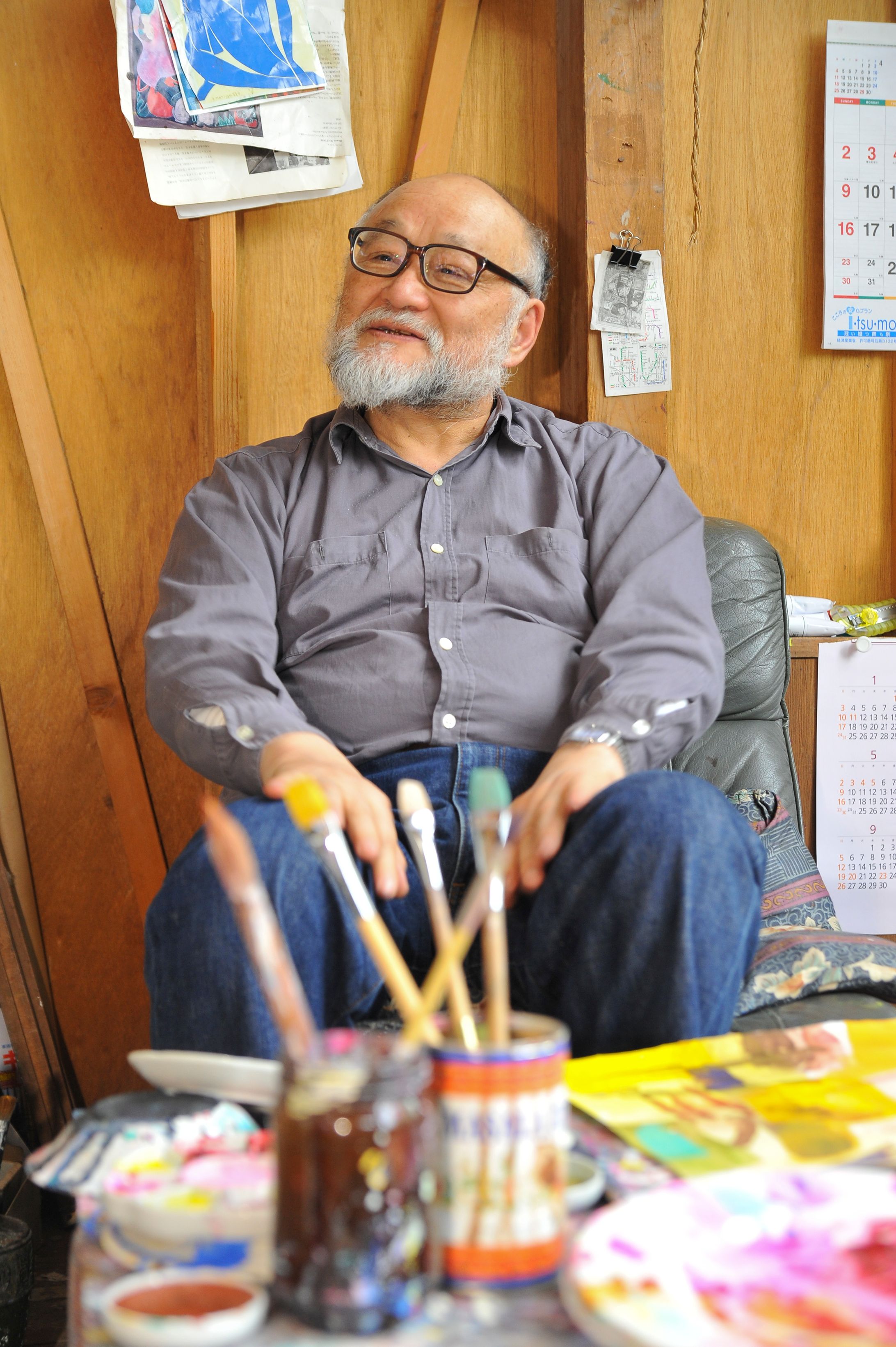 洋画家　澤雅久氏-1