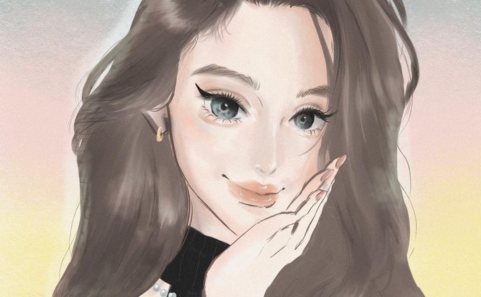 【サンプル】厚塗りタッチ