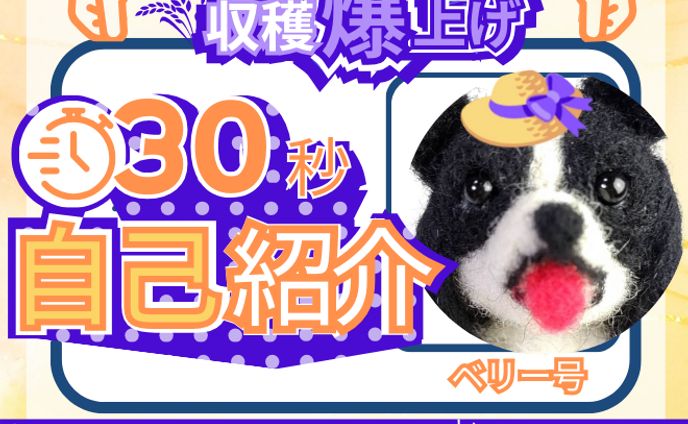 【サムネイル】30秒自己紹介