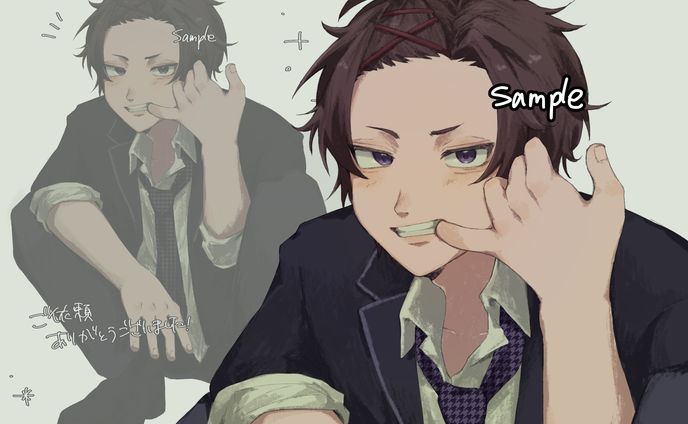 カラー漫画、等身絵