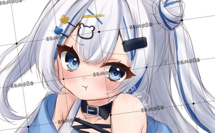 楽描き胸上