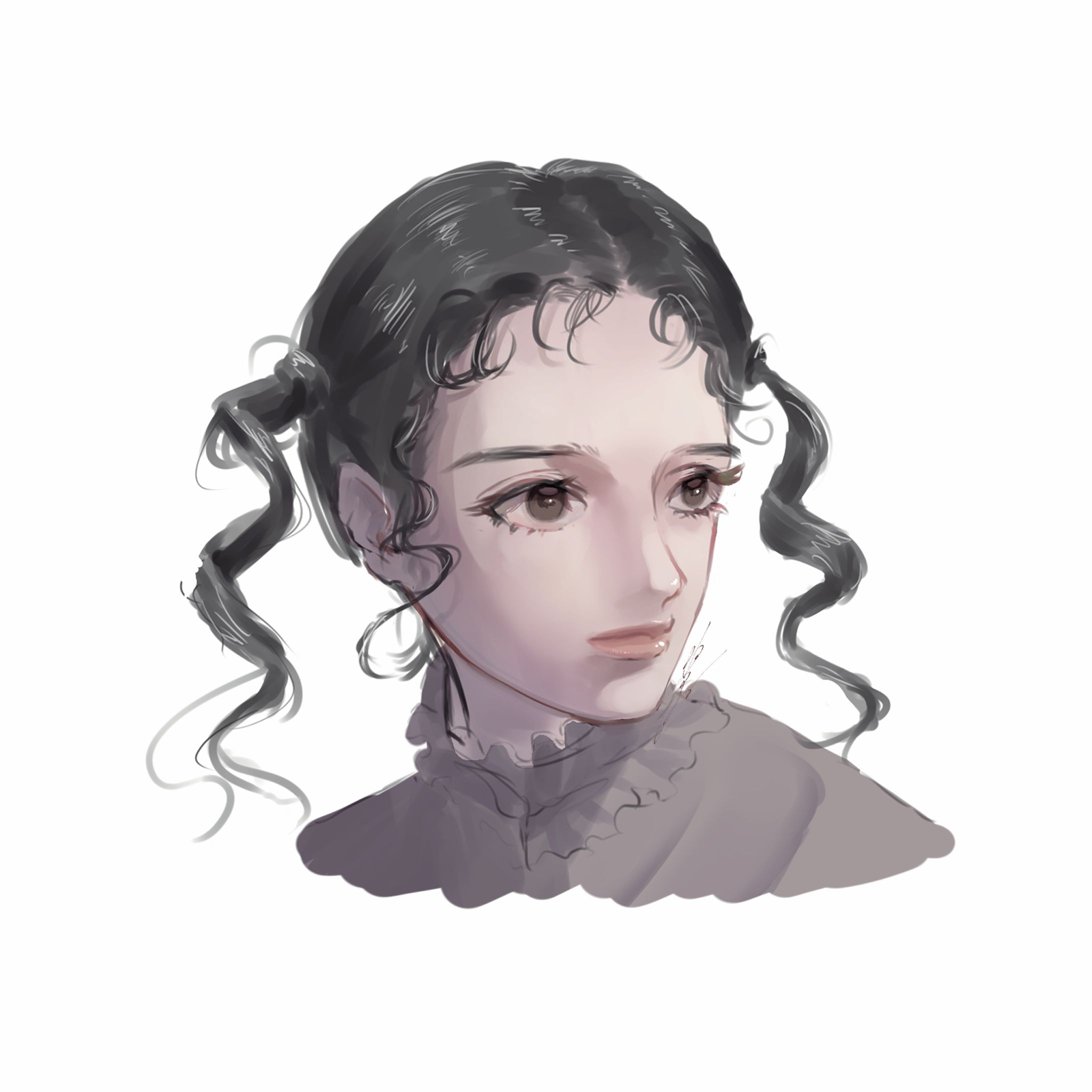 洋画風ワンドロ　イラスト　3人-1