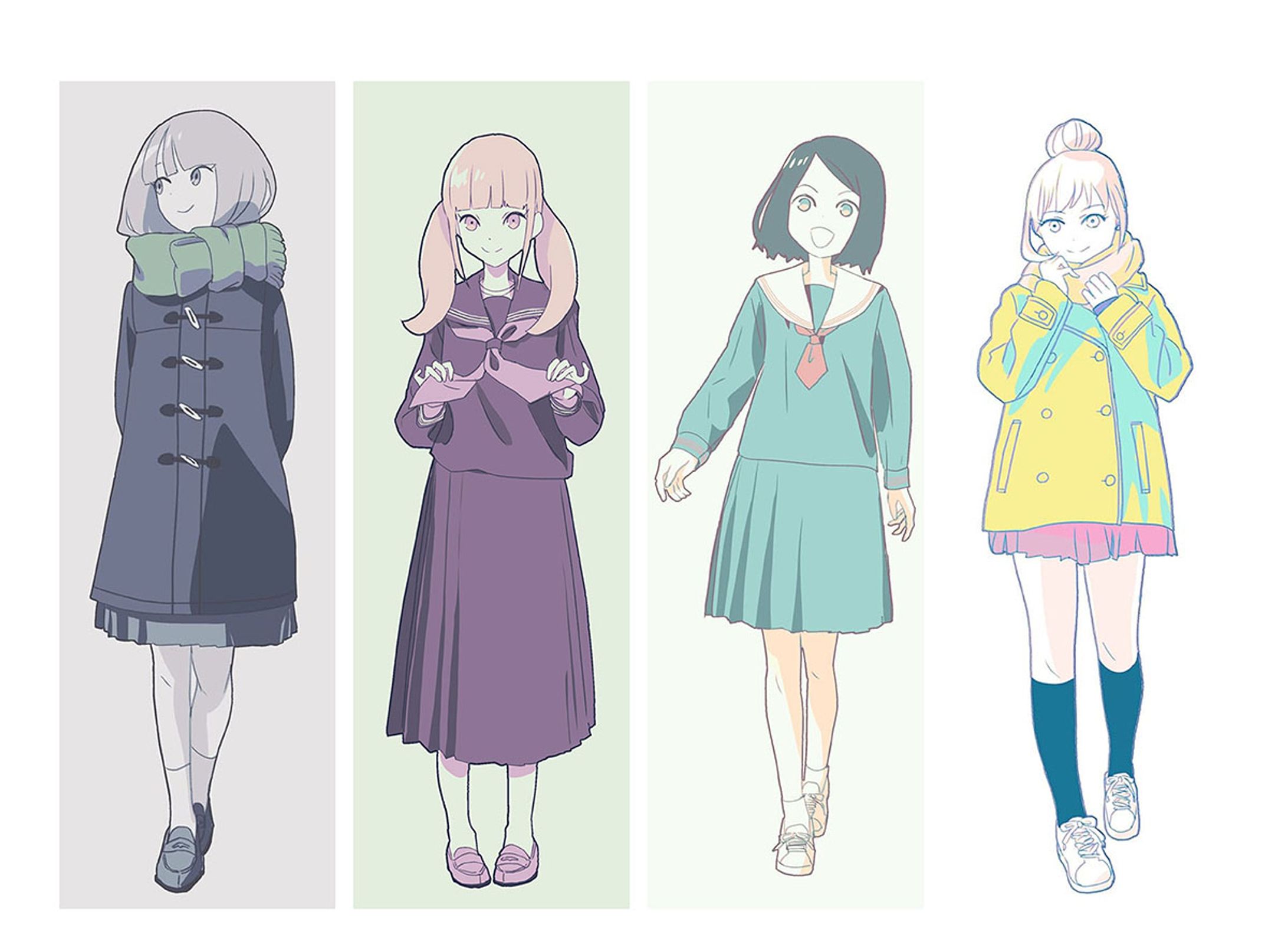 制服の女の子-1