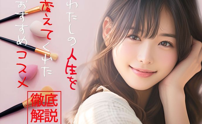 you tubeサムネイル、コスメ