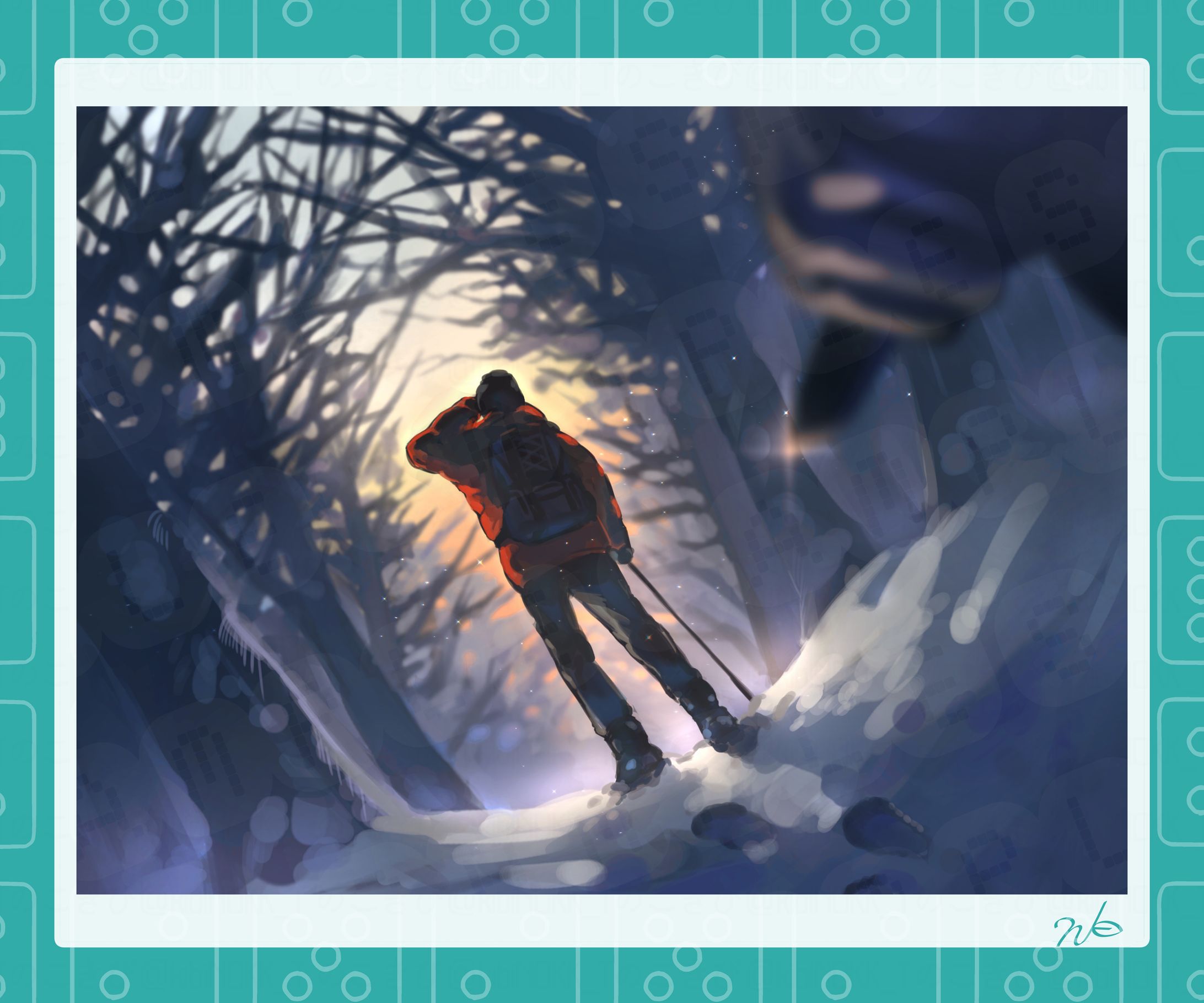 【自主制作】雪山の追跡-1