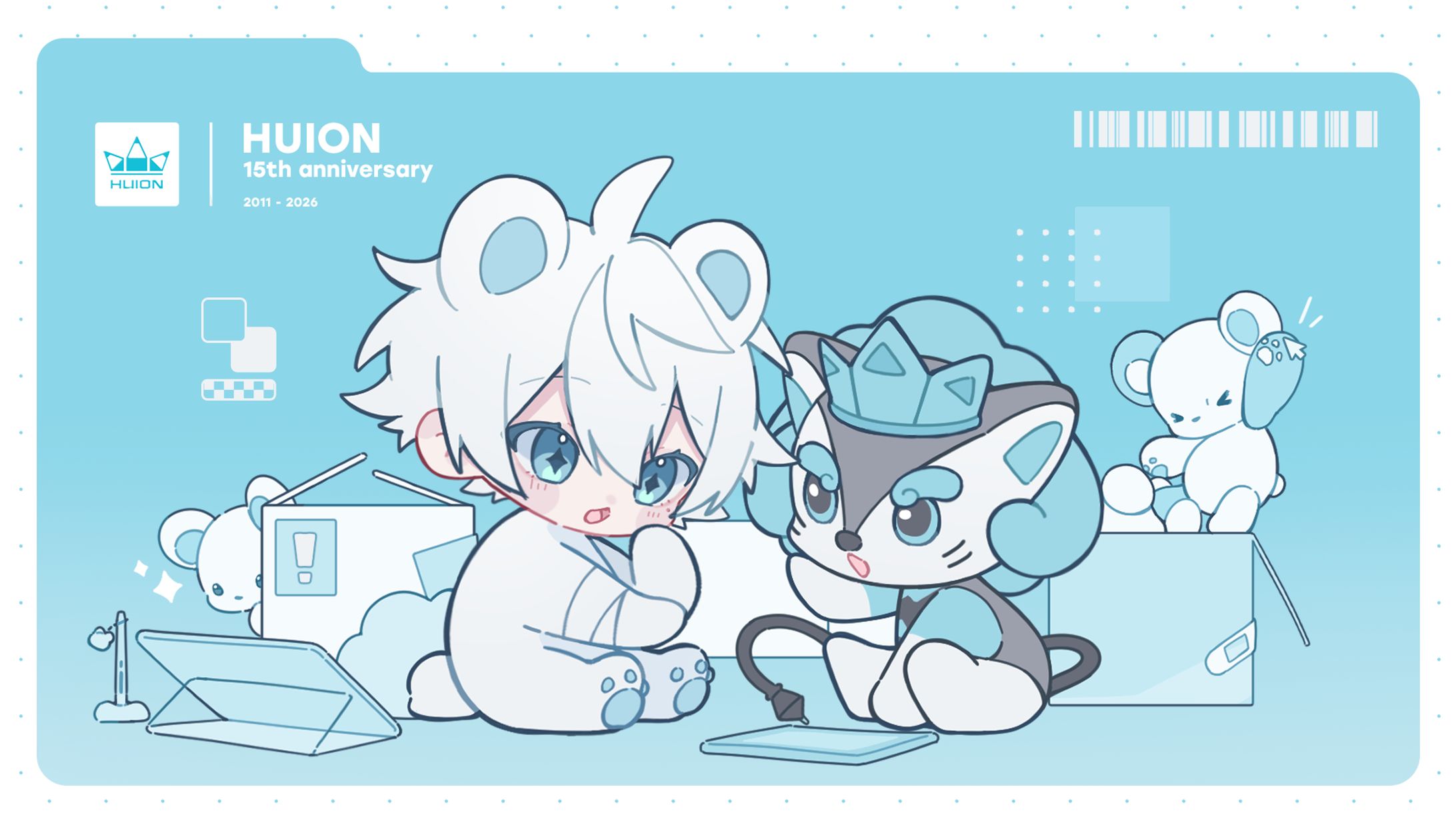【HUION】15周年記念イラスト-1