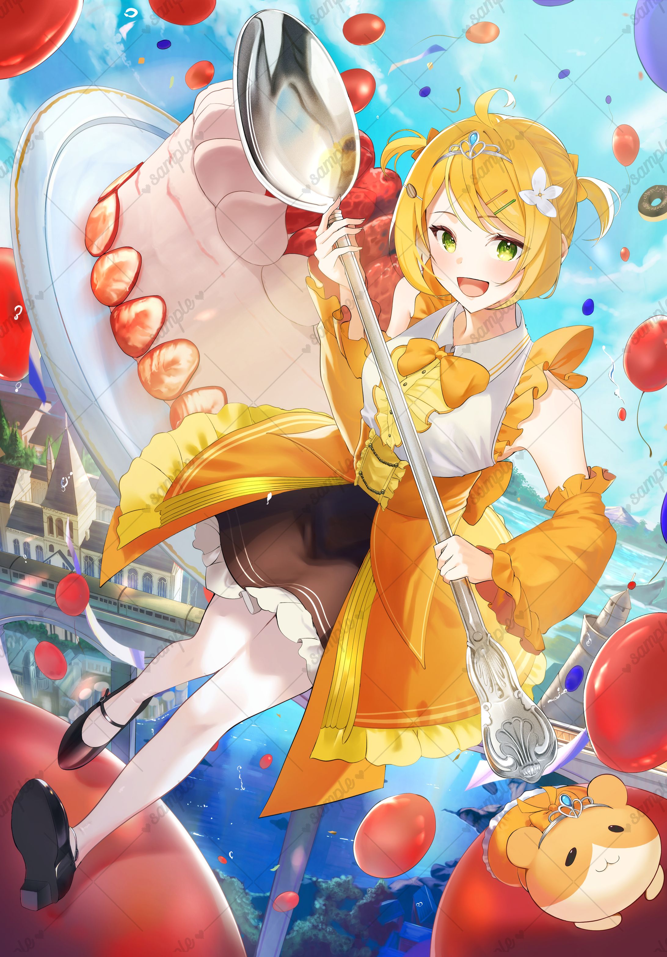 絹毛シオタ様　 誕生日周年記念イラスト-1