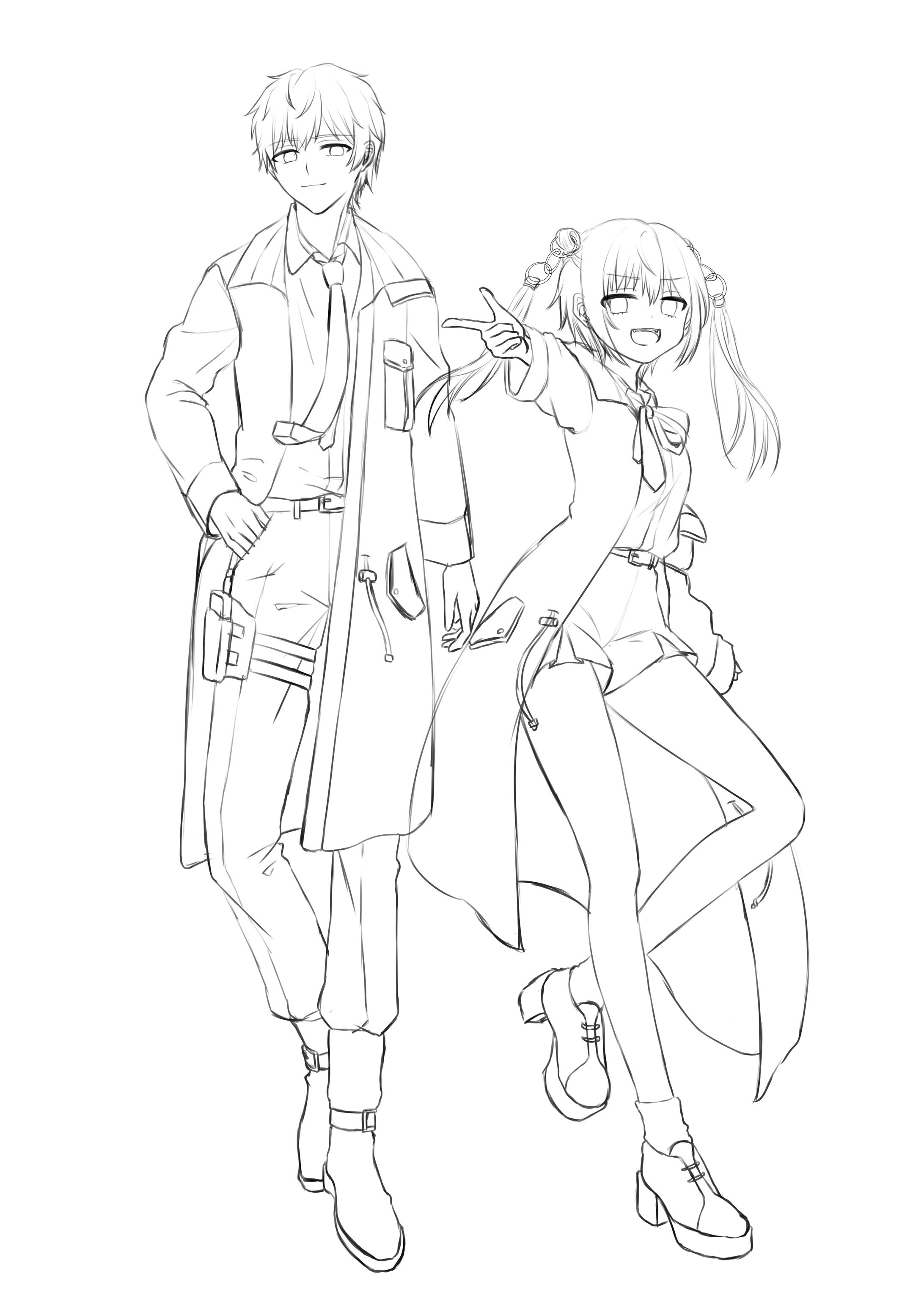 TRPG立ち絵イラスト-1