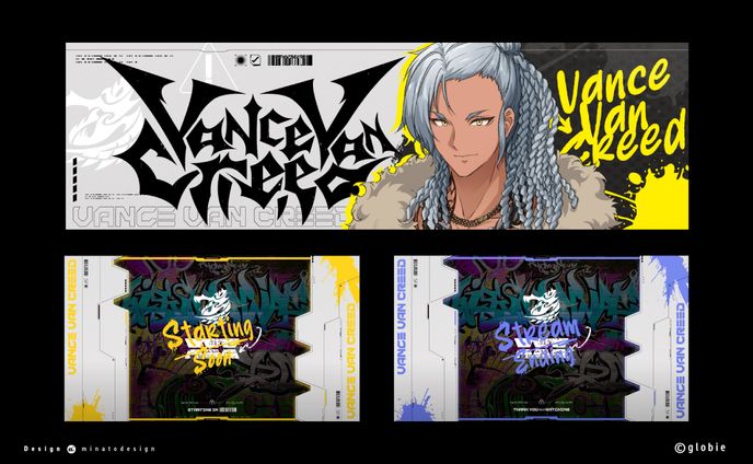 VanceVanCreed様　ロゴマーク・配信素材一式のデザイン