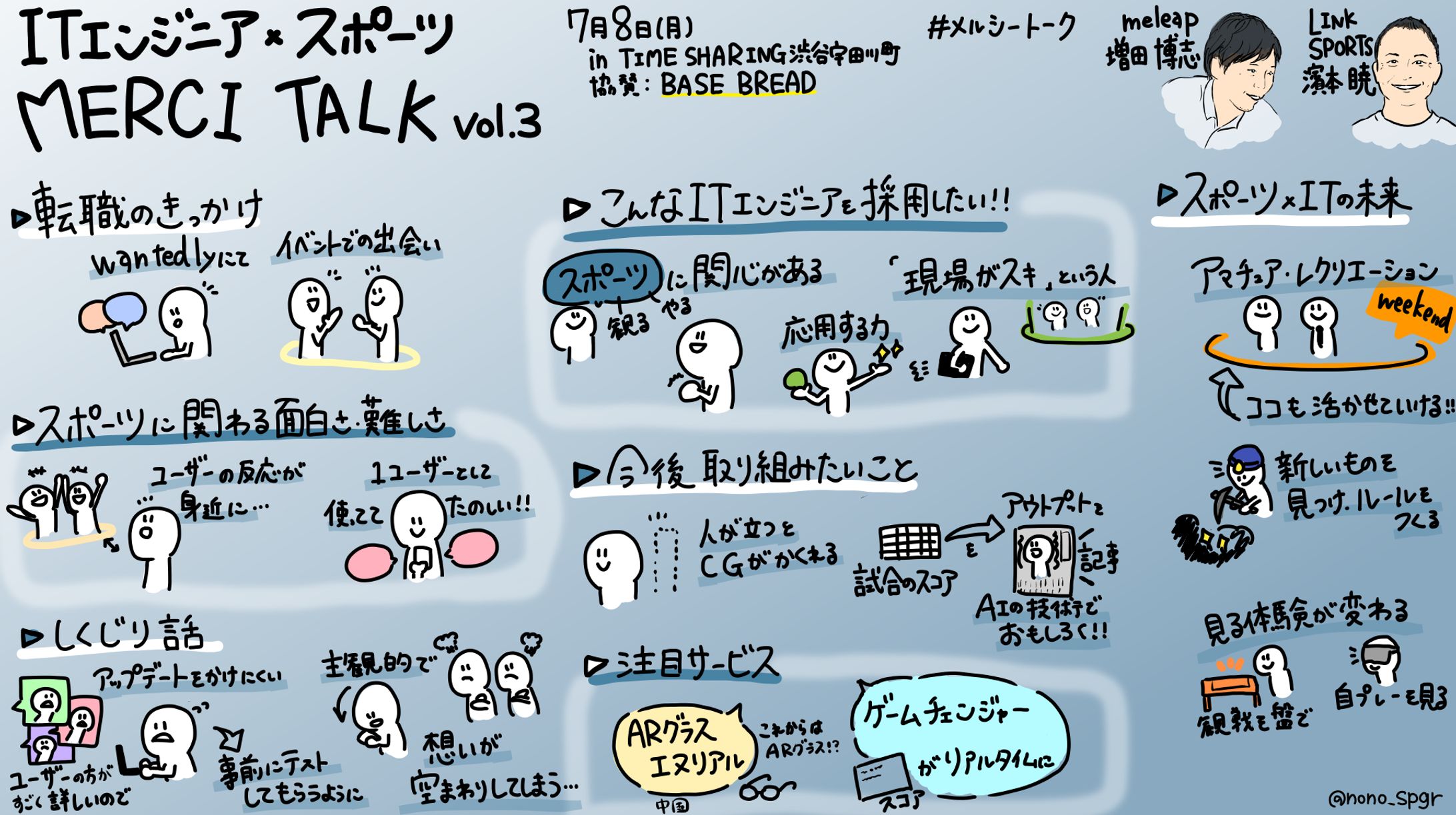MERCI TALKイベント『ITエンジニア×スポーツ』増田 博志氏/濱本 暁氏-1