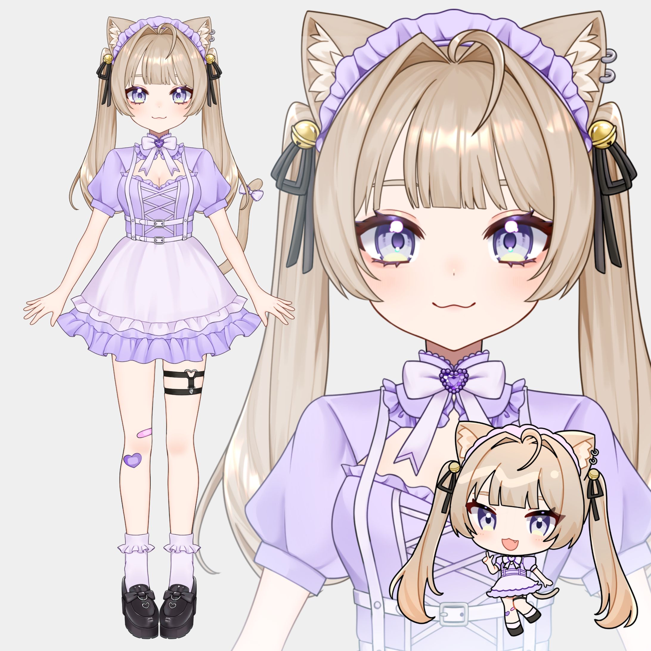 【個人制作】Vtuber立ち絵-1