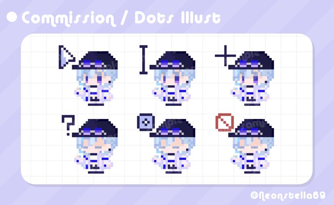 叶夢ねお(新衣装) マウスカーソル用ドット絵
