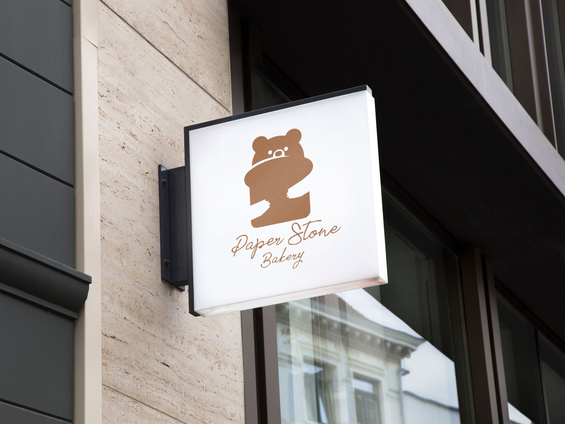 Paper Stone Bakery ロゴデザイン-1