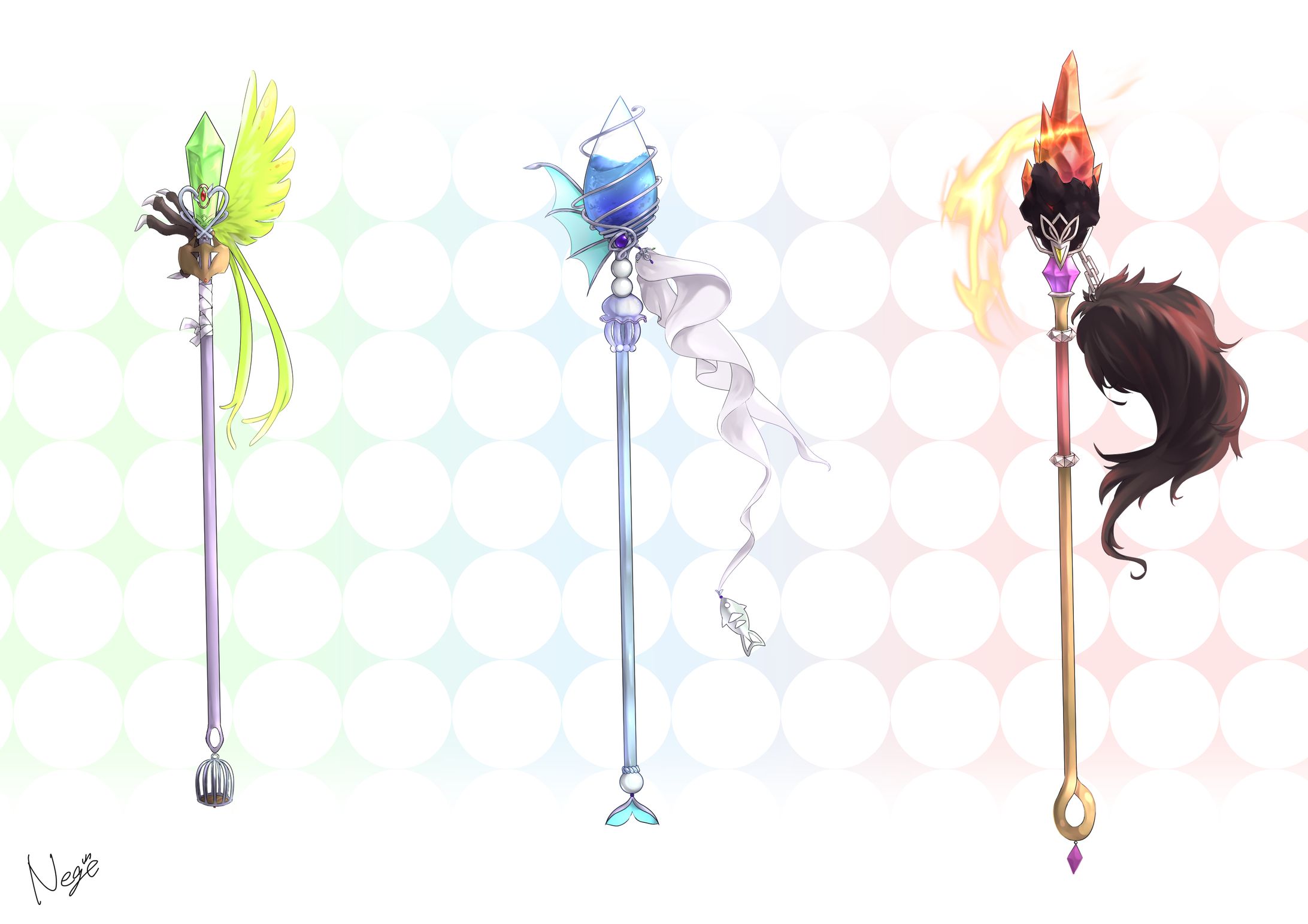 【2019年】武器デザイン(杖)-1