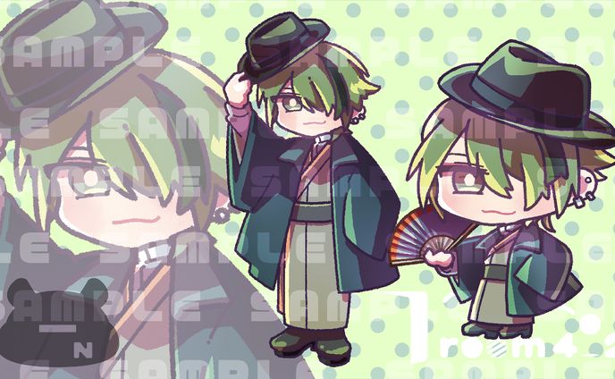 ご依頼実績【イラスト4点＆グッズ】