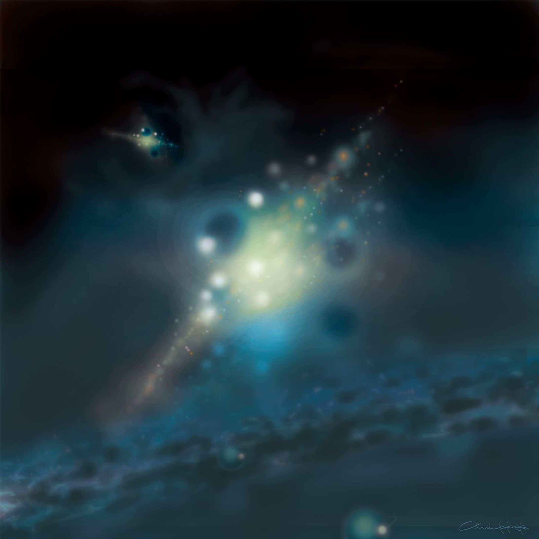 いつか出会う世界
Passenger

今日は録音をしたコーラスの音源の
編集をしてたんですが、何だかよく分からいけど、
ファイルを削除してしまいまして、
急遽、再録しましたー。

上書きしないでファイルを閉じちゃったみたいな感覚。
ショックで、笑。

メインボーカルもそうなんですが、
譜面に書かかないで、録音する事がほとんどなので、
時間がたつと忘れてしまうのです。

ただ、今回は削除する直前まで編集をしてたので、
一応、何とかフレーズを覚えてて２時間ぐらいで録り終えましたー。
良かったー。でもまたこれから編集ですよー笑。

#illustration
#キリトリセカイ-1