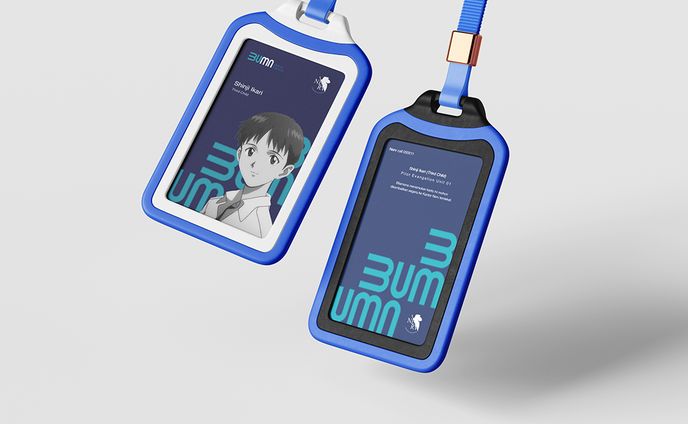 BUMN ID Card Mockup